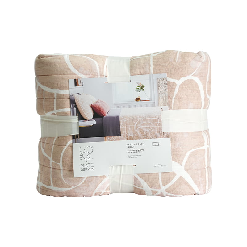 Naka-print na Cotton Quilt Set