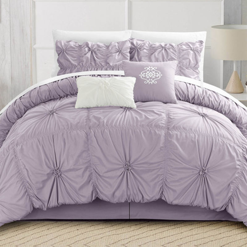 Oversized Ruched Comforter Set